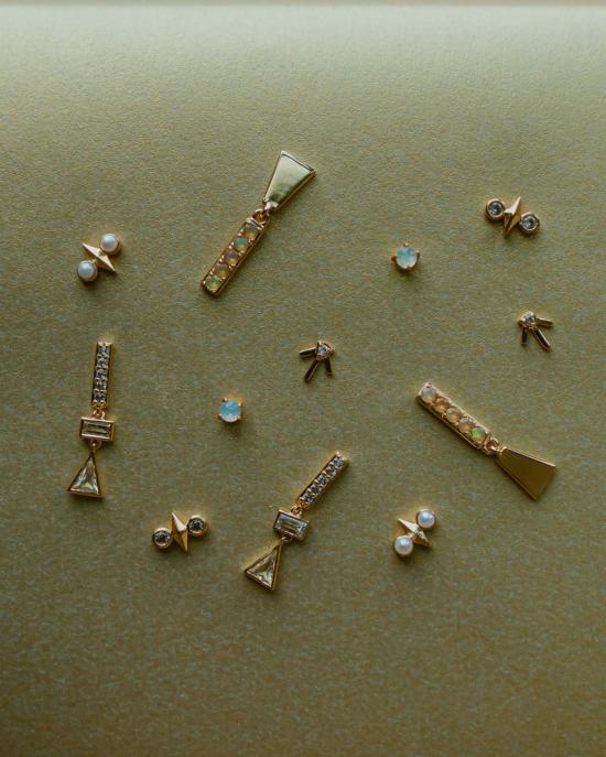  시에라 윈터 주얼리 이어링 애프터글로우  골드 베르메일 - SIERRA WINTER JEWELRY