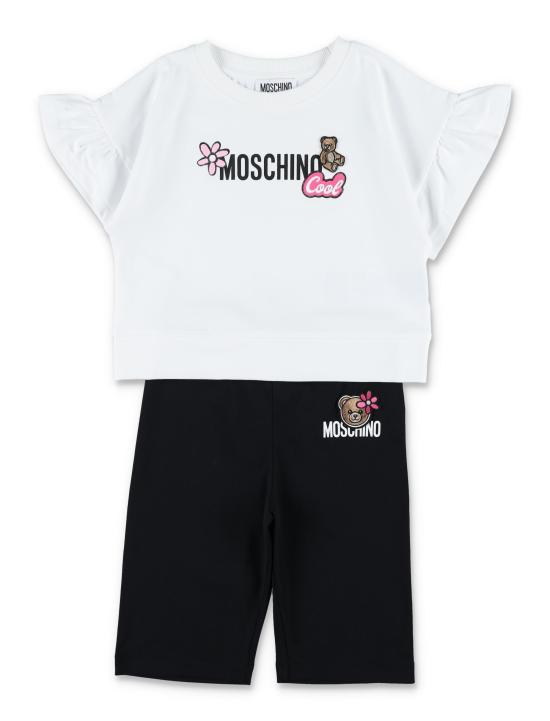 26SS [키즈] 모스키노 캐주얼 세트 HDG01OLBA00 80359 Bianco