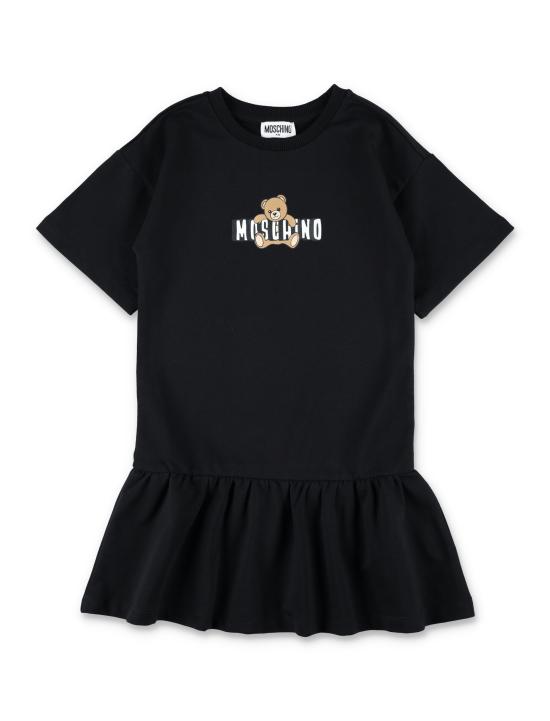 26SS [키즈] 모스키노 원피스 HDV0HLLCA19 60100 Nero