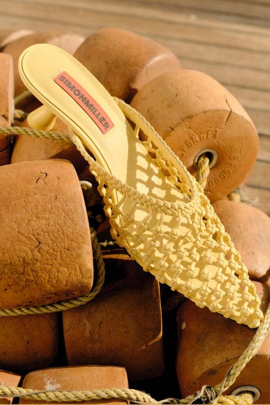  사이먼밀러 뮬/슬리퍼 사이먼 밀러 노티드 갈라 뮬 힐 버터