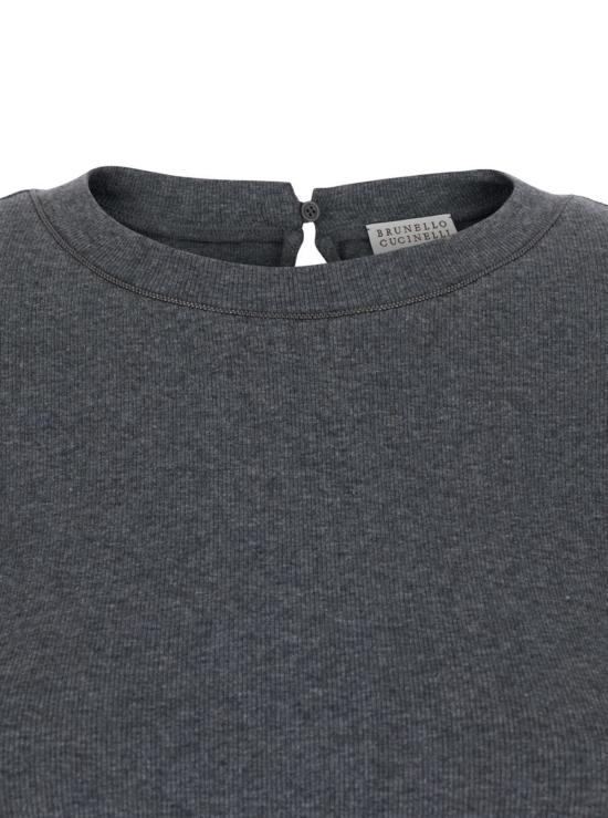  브루넬로 쿠치넬리 반팔 티셔츠 회색 티셔츠 - BRUNELLO CUCINELLI