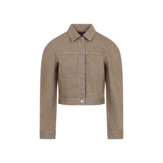  자크뮈스 자켓 Jacquemus Ovalo 카고 재킷 베이지 - JACQUEMUS