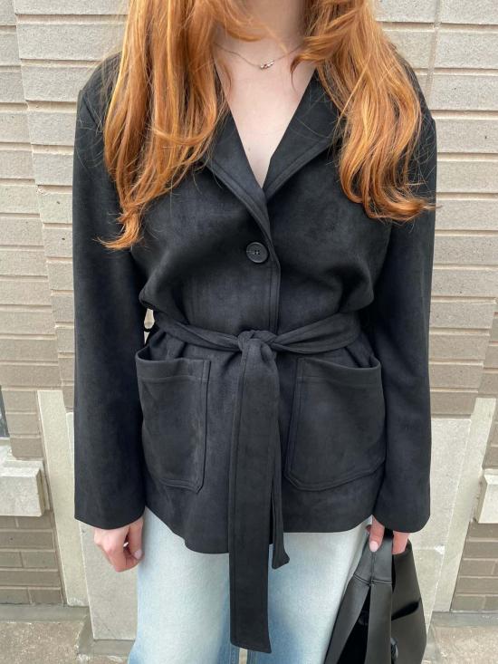  더 엔케이씨 스토어 자켓 Nkc Store Kalli 스웨이드 재킷