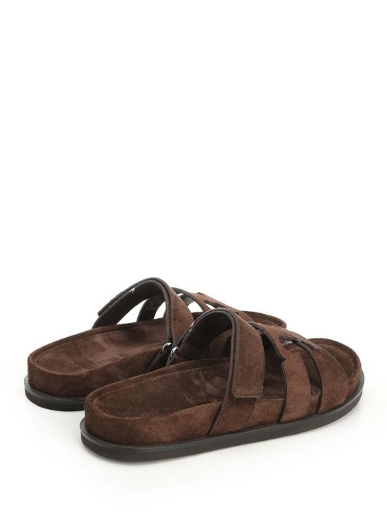  토리버치 뮬/슬리퍼 이네스 스포츠 슬라이더 샌들 브라운 - TORY BURCH