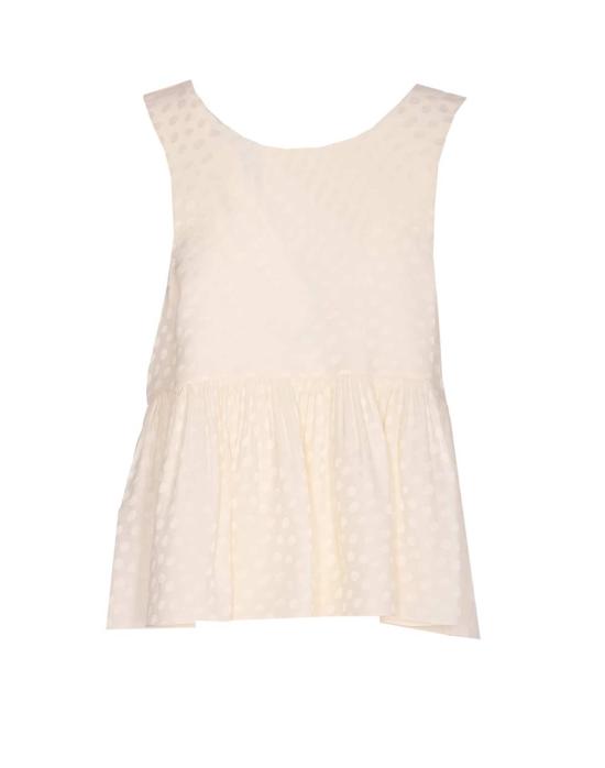  끌로에 블라우스 끌로 탑 화이트 - CHLOE