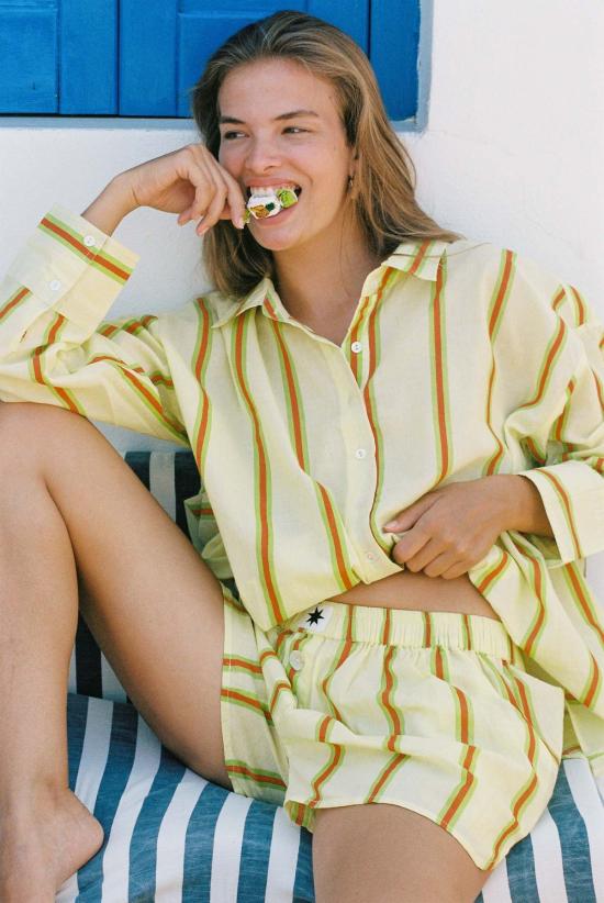  Ciao Ciao Vacation 숏팬츠 차오 차오 베케이션 샌디 스트라이프 복서 쇼츠 - OTHER BRANDS