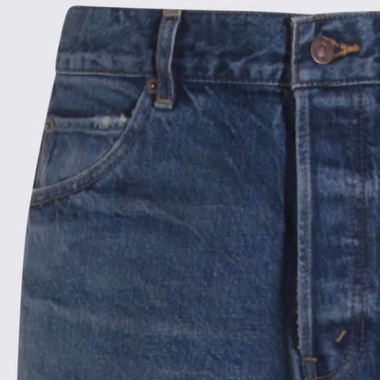  셀린느 데님 팬츠 트루 블루 워시 데님 진 - CELINE