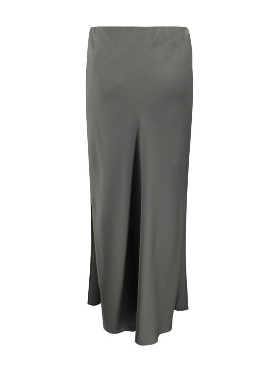  브루넬로 쿠치넬리 미디 스커트 (옆트임 포함) 로즈메리 - BRUNELLO CUCINELLI