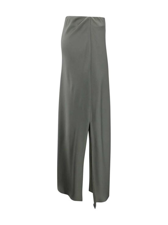  브루넬로 쿠치넬리 미디 스커트 (옆트임 포함) 로즈메리 - BRUNELLO CUCINELLI