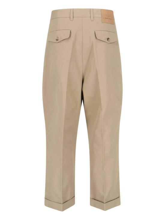  아미 스트레이트 팬츠 알렉상드르 마티우시 코튼  베이지 - AMI