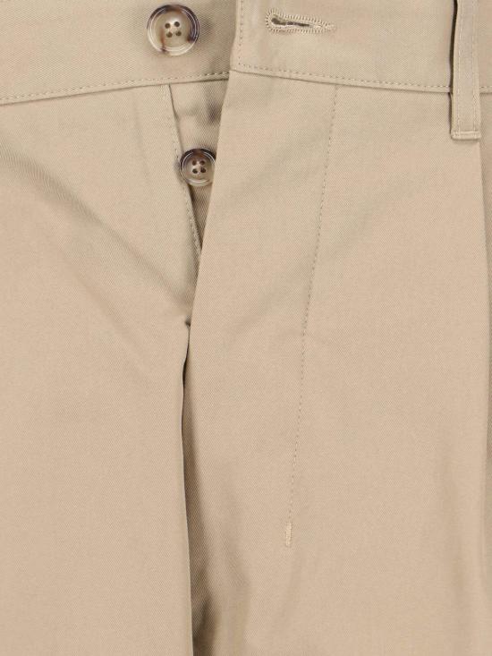  아미 스트레이트 팬츠 알렉상드르 마티우시 코튼  베이지 - AMI