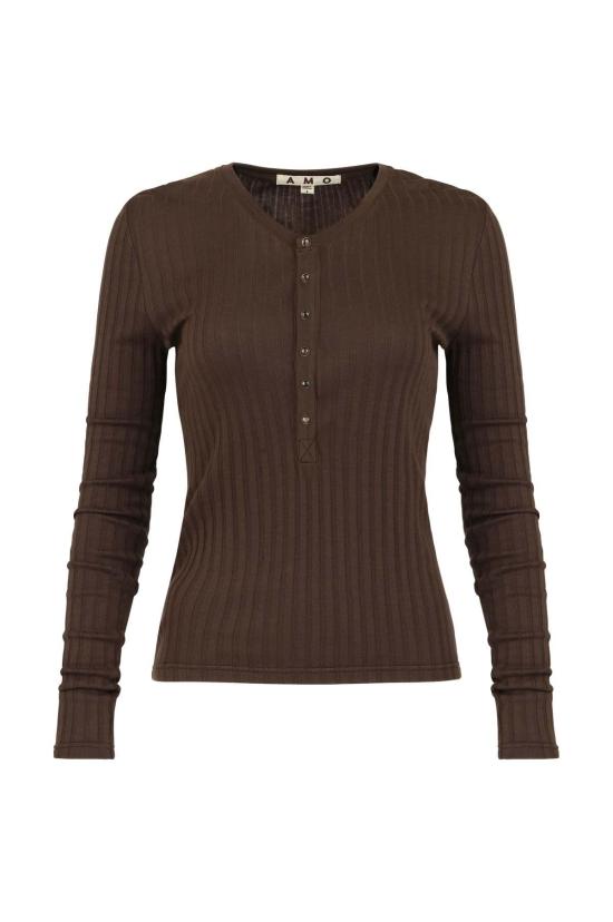  아모 데님 긴팔 티셔츠 로티 탑 - AMO DENIM