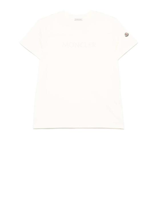  몽클레어 반팔 티셔츠 몽클레르 티셔츠 화이트