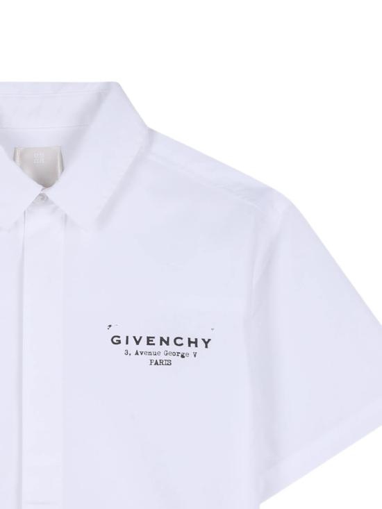 26SS [키즈] 지방시 셔츠 H31079 10P White - GIVENCHY