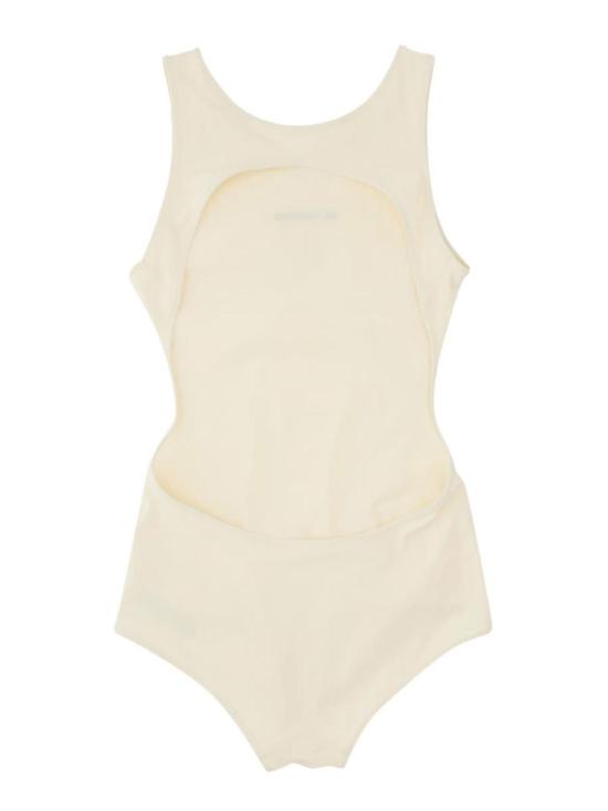  질샌더 원피스 수영복 질 샌더 로고  화이트 - JIL SANDER