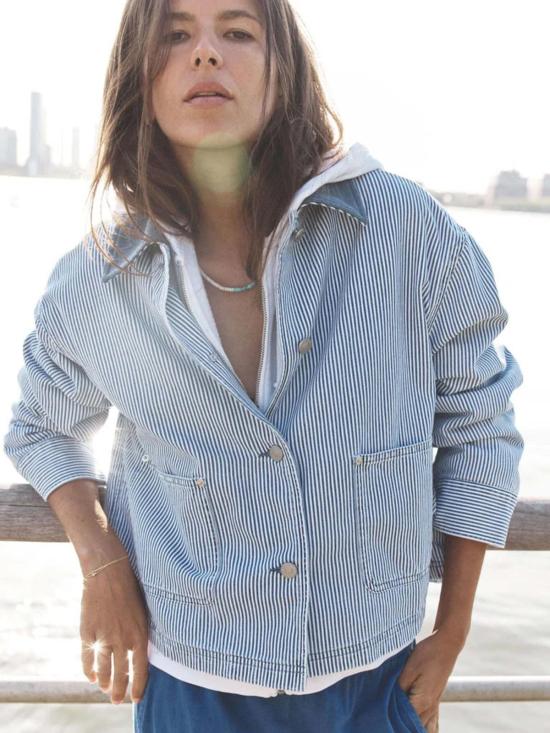  시레나 데님 자켓 볼드윈 재킷