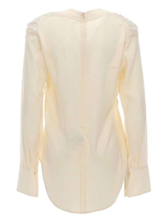  빅토리아 베컴 블라우스 실크 탑 아이보리 - VICTORIA BECKHAM