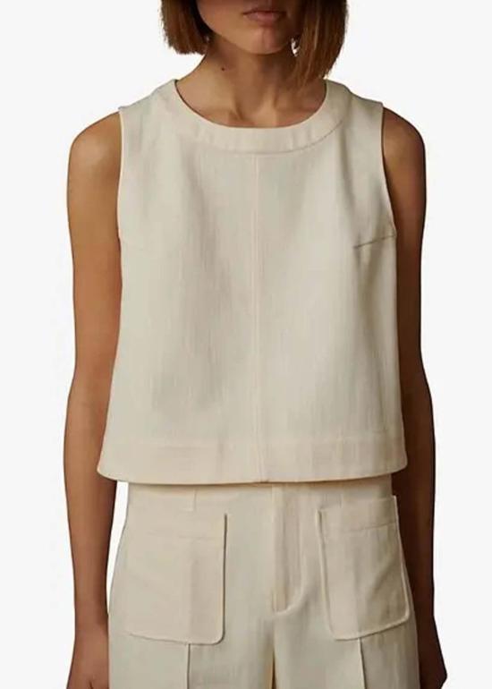  쉐르 민소매 티셔츠 소에르 팜파 탑 - SOEUR