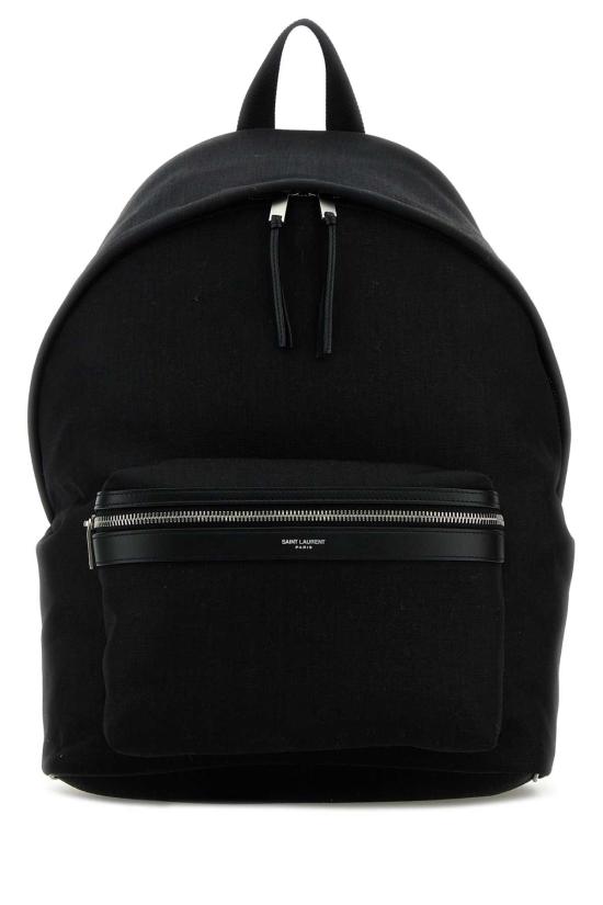 26SS 생로랑 CITY 시티 클래식 로고 백팩 534967FAEYY 1000 NERONERONERONERO