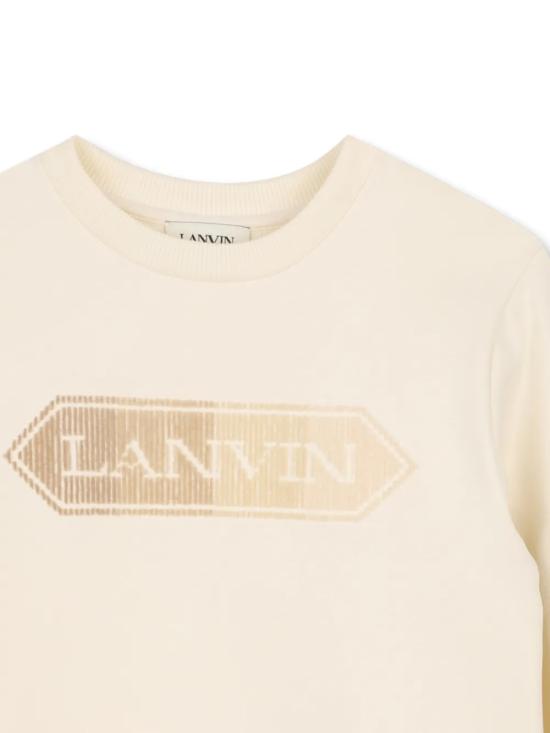 26SS [키즈] 랑방 캐시미어 니트 N30367 519 White - LANVIN