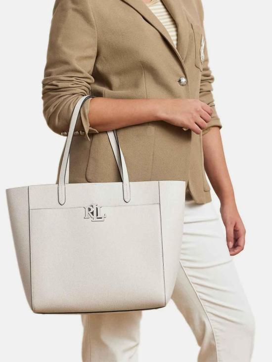 26SS 랄프 로렌 토트백 431960183003 White - RALPH LAUREN