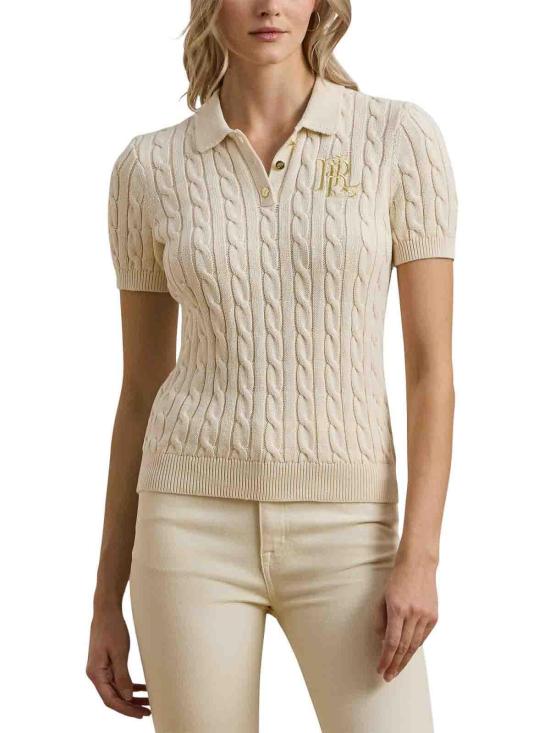 26SS 랄프 로렌 폴로 티셔츠 200932224001 Cream - RALPH LAUREN