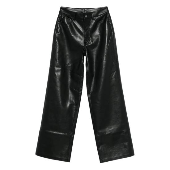  애니빙 가죽 팬츠 아니네 빙 가죽 바지 블랙