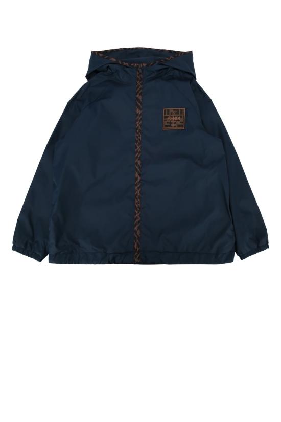  [키즈] 펜디 자켓 키즈 K웨이 뉴 나일론 재킷 다크 블루