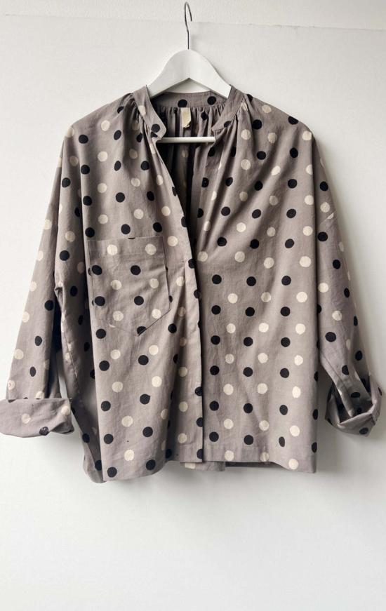  Two 셔츠 투 타이 셔츠 블랙 도트 - TWO