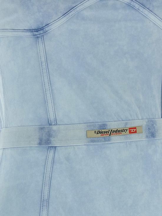  디젤 미디 원피스 도니 드레스 라이트 블루 - DIESEL