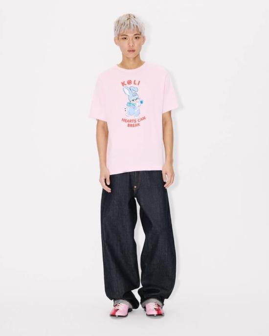 26SS 겐조 반팔 티셔츠 FG55TS2144SK 32 Flamingo - KENZO