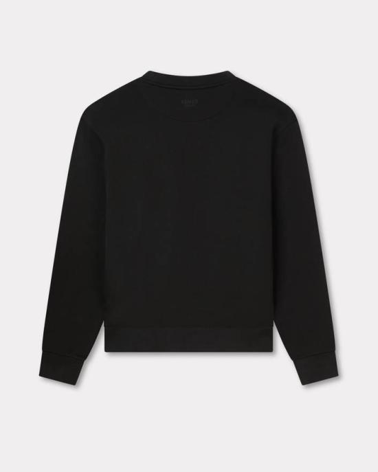 26SS 겐조 긴팔 티셔츠 FG55SW2054MJ 99J Black - KENZO