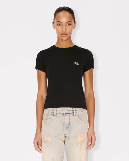 26SS 겐조 반팔 티셔츠 FG52TS2164SO 99J Black - KENZO