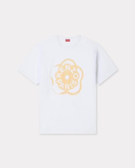 26SS 겐조 반팔 티셔츠 FG52TS3034SK 01 White