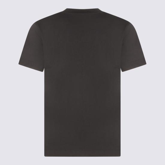  버버리 반팔 티셔츠 코튼 티셔츠 블랙 - BURBERRY