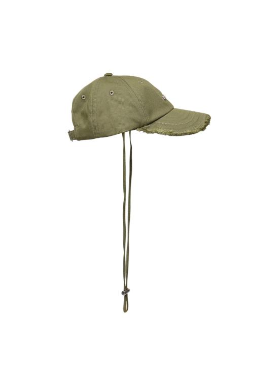  자크뮈스 모자 Jacquemus La Casquette Artichaut 코튼  카키 - JACQUEMUS