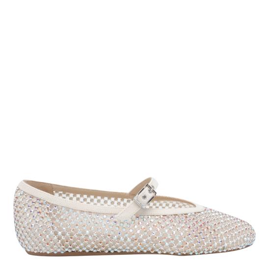 26SS 레실라 플랫 슈즈 0189C020MTPPSTV 24A White