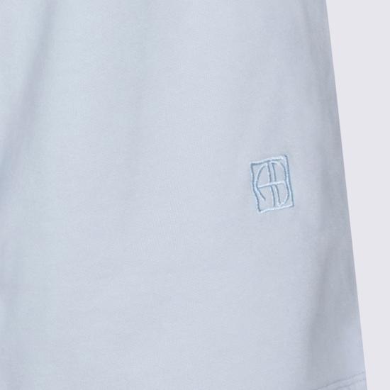  애니빙 숏팬츠 아니네 빙 라이트 블루 코튼 반바지 블루 - ANINE BING