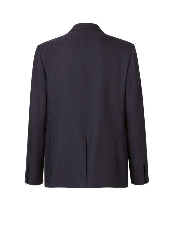  펜디 수트 자켓 포멀 울 코튼 블레이저 Abisso - FENDI