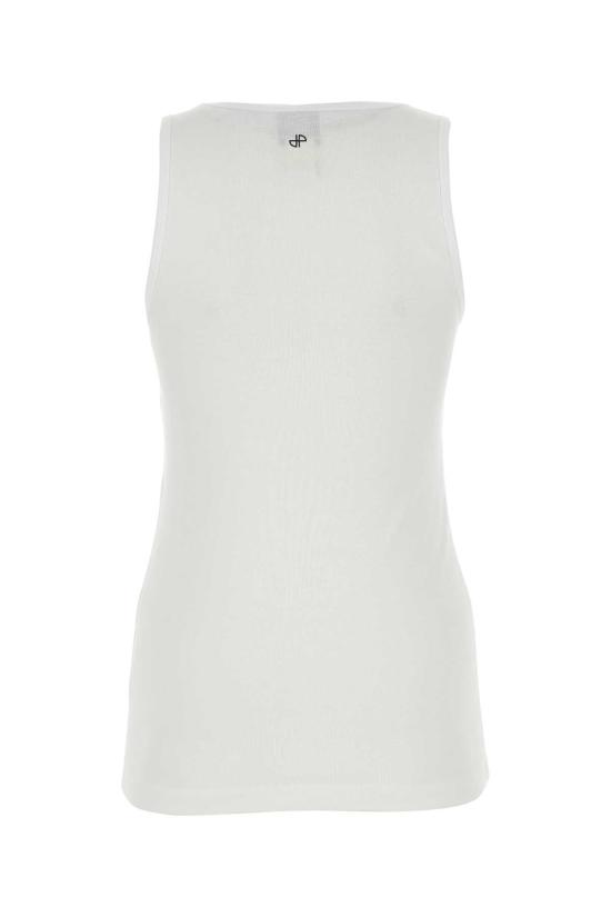  파투 민소매 티셔츠 코튼 탱크탑 화이트 - PATOU