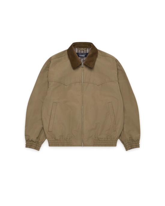  꼼데가르송 자켓 Comme Des Garçons 폴리에스테르 라미 웨더 재킷 베이지