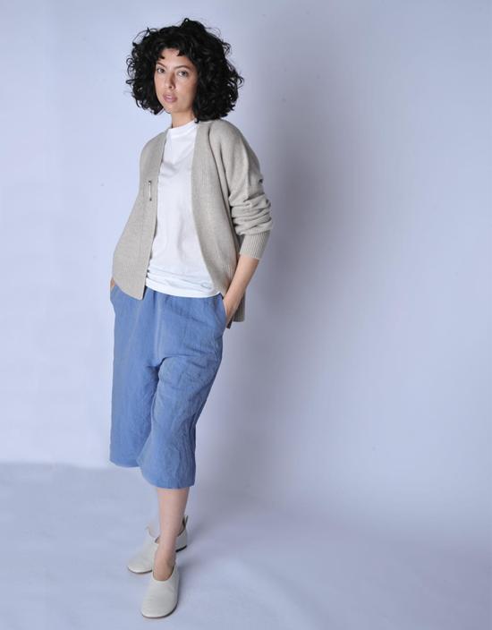  소피 드후레 숏팬츠 소피 드후어 플릭 린넨 드로스트링 쇼츠 - SOFIE D'HOORE