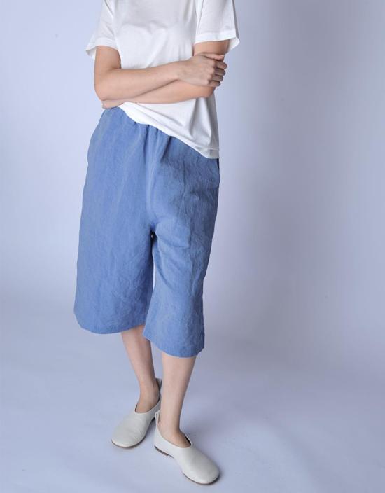  소피 드후레 숏팬츠 소피 드후어 플릭 린넨 드로스트링 쇼츠