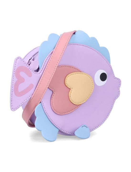 [키즈] 스텔라 맥카트니 크로스백 스텔라 매카트니 키즈 피쉬 모양 크로스바디 백 (보라색) - STELLA MCCARTNEY
