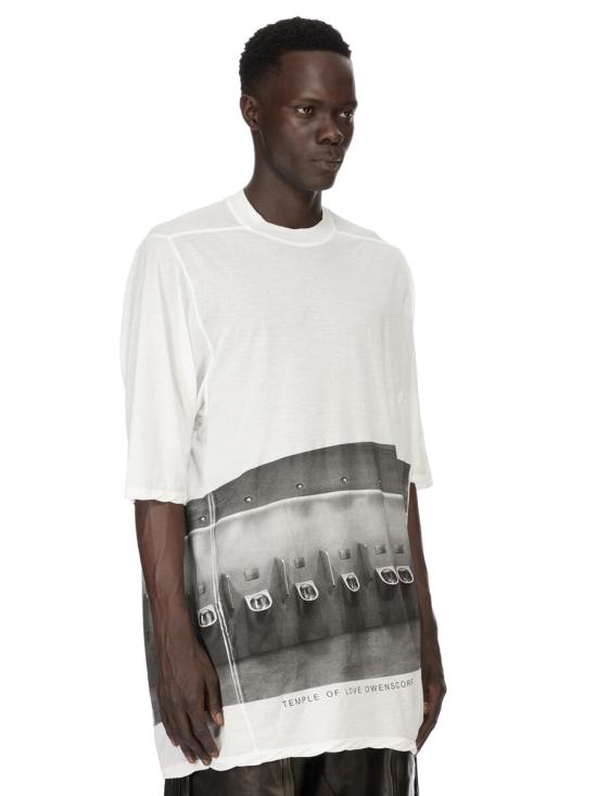 26SS 릭 오웬스 반팔 티셔츠 RR01F2208BHEP4 5109 White - RICK OWENS