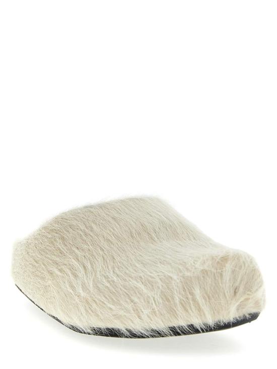  마르니 뮬/슬리퍼 마니 푸스베트 사보츠 화이트 - MARNI