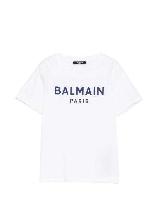 26SS [키즈] 발망 티셔츠 BY8R11Z3672 100BL White