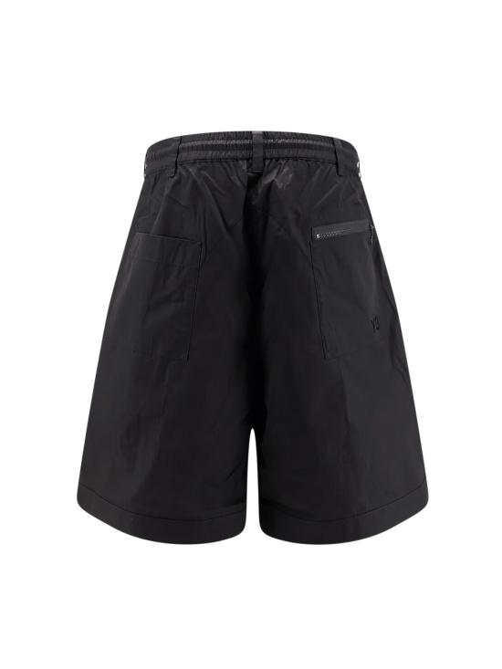  와이쓰리 숏팬츠 Y 3 코튼 블렌드 카고 버뮤다 반바지 블랙 - Y-3