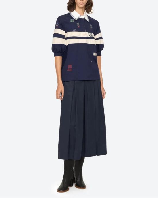  씨뉴욕 폴로 티셔츠 Sea Ny Claira 럭비 셔츠 네이비 - SEA NY