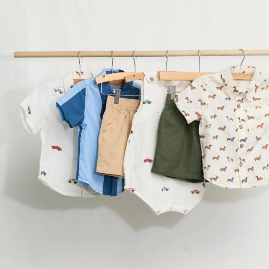  [키즈] Pink Chicken 셔츠 어린이용 핑크 치킨 잭 셔츠 - OTHER BRANDS